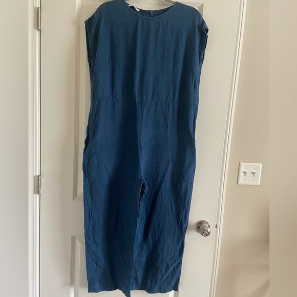 Linenfox Alabama jumpsuit good condition navy size L - Picture 2 of 4